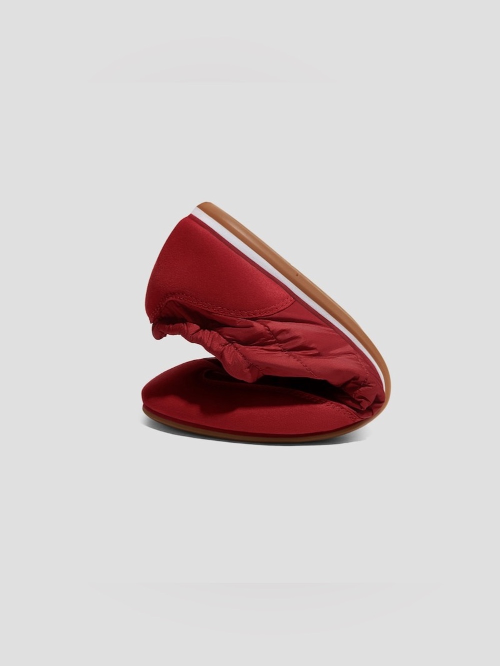 Vivaia Yancy Sneakerina Jogger Red Size 7 (38) Ribbon Lace Sneaker - Picture 7 of 9